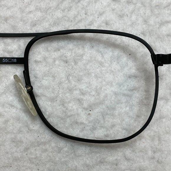 Artcraft USA Eyeglasses Frame Aviator 55-18-145 Jet Black Matte - Picture 5 of 14
